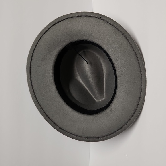 NEW! GREY / GRAY FEDORA HAT - Picture 2 of 3